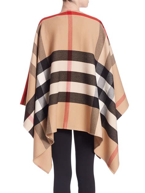 burberry capes ponchos|burberry vintage check poncho.